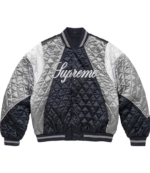 Supreme Premium Satin Varsity Jacket 5