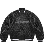 Supreme Quilted Satin Bomber Jacket 1
