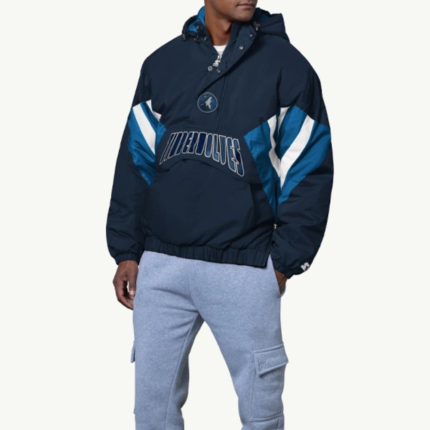 Timberwolves Throwback Breakaway Jacket 1