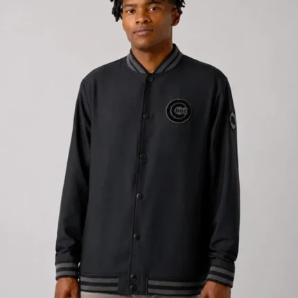 TravisMathew Chicago Cubs Baseball Bomber Jacket1