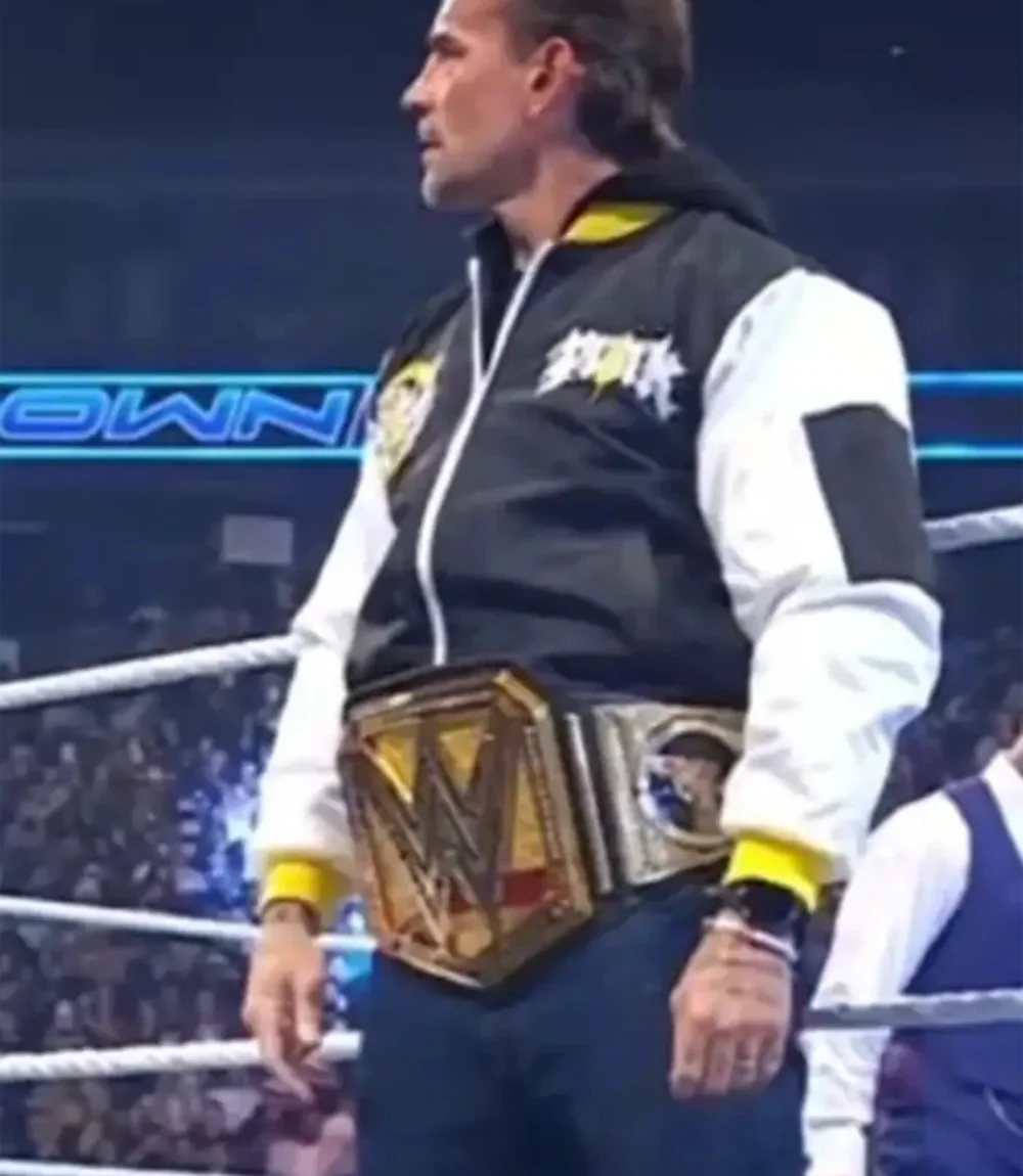 WWE Nexus CM Punk Bomber Jacket1 WWE Nexus CM Punk Bomber Jacket1