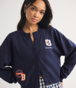 Abercrombie Denver Broncos Sunday Shrunken Cardigan