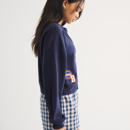 Abercrombie Denver Broncos Sunday Shrunken Cardigan 2