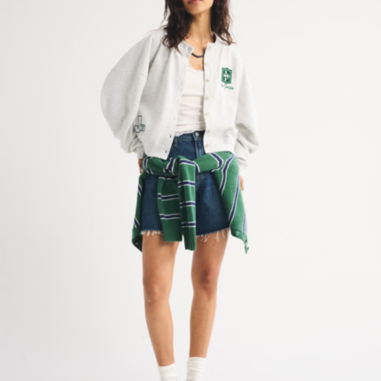 Abercrombie & Fitch Jets Sunday Shrunken Cardigan 1