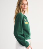 Abercrombie Green Bay Packers Sunday Shrunken Cardigan 1