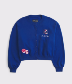 Abercrombie New York Giants Sunday Shrunken Cardigan 3