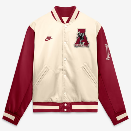 Alabama Crimson Tide x Nike Legacy Varsity Bomber Jacket 2