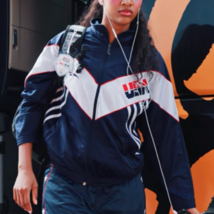 Angel Reese FIBA Women’s World Cup USA Track Jacket 1