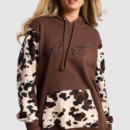 Ariat Cow Print Hoodie 2026