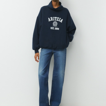 Aritzia Cozy Funnel Neck Sweatshirt 1