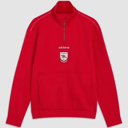 Arsenal FC adidas 202627 EQT Half-Zip Sweatshirt 1
