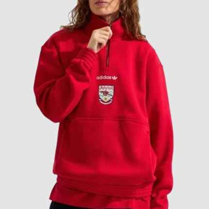 Arsenal FC adidas 202627 EQT Half-Zip Sweatshirt 2