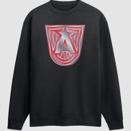 Atlanta Dream Metallic Mascot Crewneck Sweatshirt 1