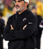 Atlanta Falcons Kevin Stefanski 2026 Sideline Club Hoodie 3