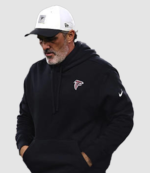 Atlanta Falcons Kevin Stefanski 2026 Sideline Club Hoodie 4