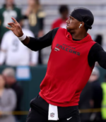 Atlanta Falcons Michael Penix Jr. 2026 Sleeveless Pullover Hoodie 1