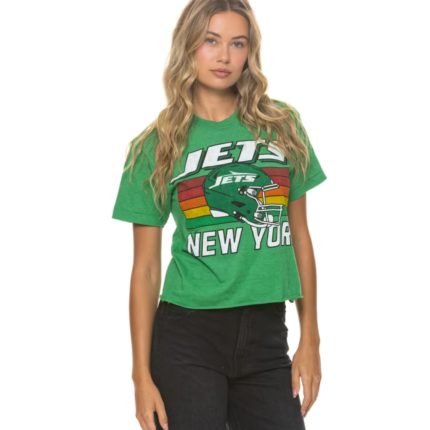 Aviator Nation New York Jets Green Boxy Tri-Blend T-Shirt 1