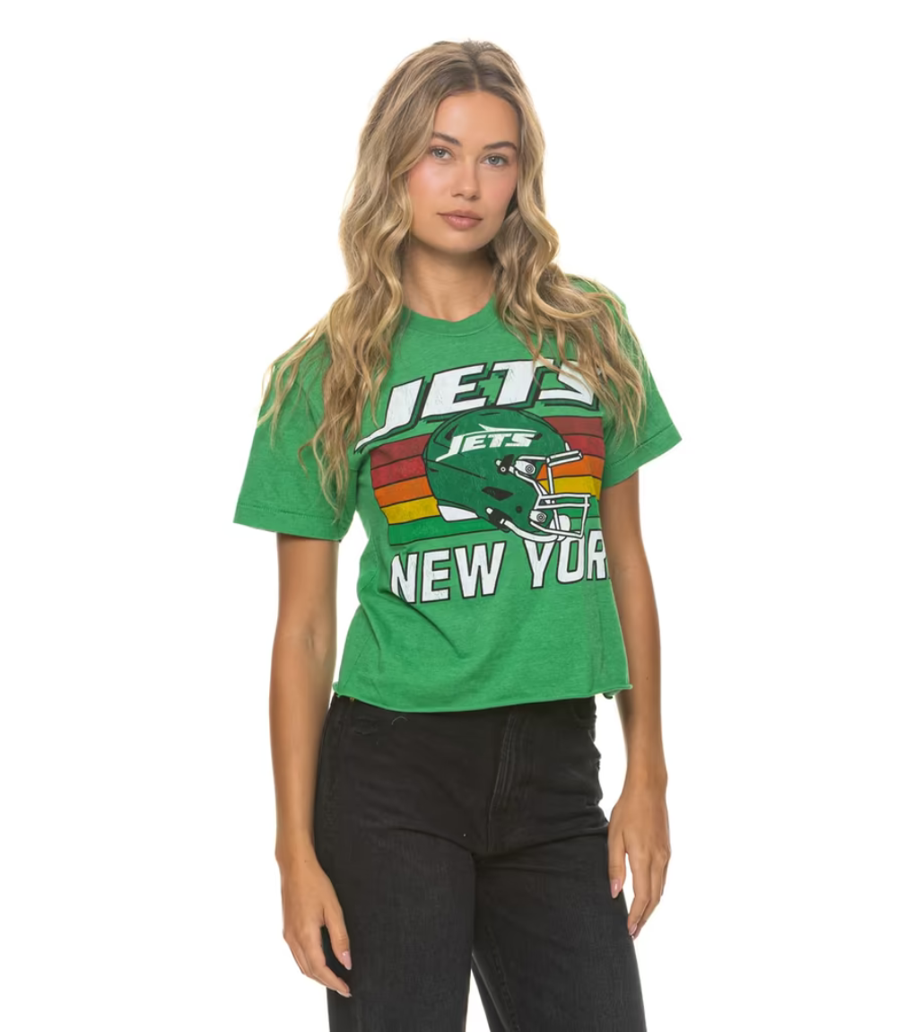 Aviator Nation New York Jets Green Boxy Tri-Blend T-Shirt 1 Aviator Nation New York Jets Green Boxy Tri-Blend T-Shirt 1