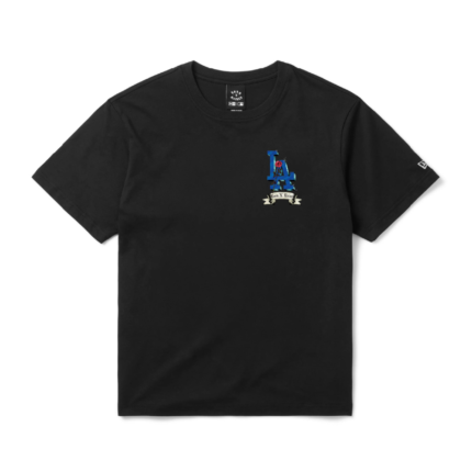 Born x Raised x Los Angeles Dodgers Rose 2026 Black T-Shirt 2