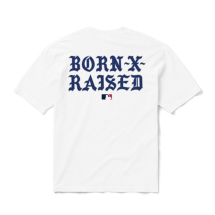 Born x Raised x MLB Major League White T-Shirt 1
