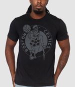 Boston Celtics Homage Logo Blackout T-Shirt 1