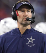 Brian Schottenheimer Dallas Cowboys Quarter-Zip Hooded Jacket 2
