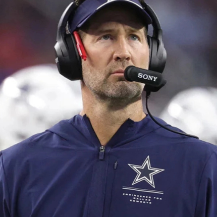 Brian Schottenheimer Dallas Cowboys Quarter-Zip Hooded Jacket 2