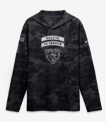 Chicago Bears 2026 Salute to Service Hooded Long-Sleeve Shirt 1