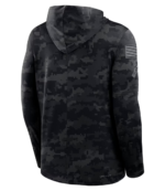 Chicago Bears 2026 Salute to Service Hooded Long-Sleeve Shirt 2