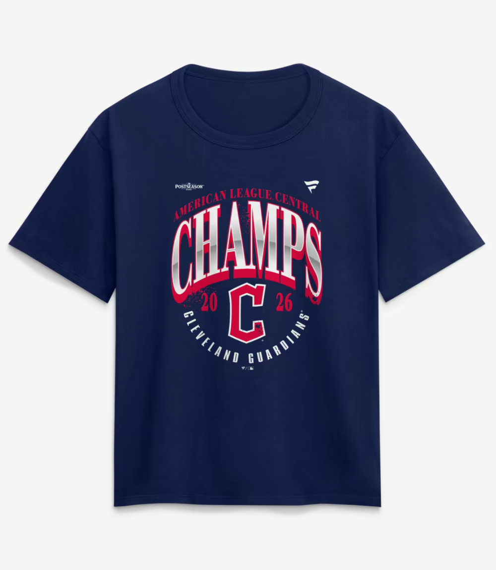 Cleveland Guardians 2026 AL Central Division Champions T-Shirt Cleveland Guardians 2026 AL Central Division Champions T-Shirt