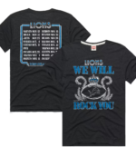 Detroit Lions 2026 NFL Schedule Charcoal Tri-Blend T-Shirt 1