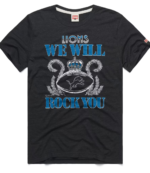 Detroit Lions 2026 NFL Schedule Charcoal Tri-Blend T-Shirt 2