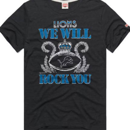 Detroit Lions 2026 NFL Schedule Charcoal Tri-Blend T-Shirt 2
