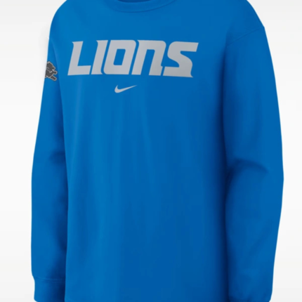 Detroit Lions Nike 2026 Rivalries Blue Long-Sleeve T-Shirt 1