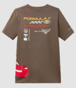 Disney Pixar Lightning McQueen F1 Brown T-Shirt 2