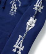 Dodgers Masks x Born X Raised Blue Hoodie 3