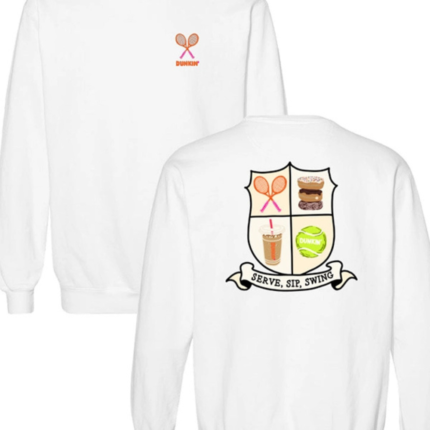 Dunkin’ 2026 Tennis Collection Crewneck Sweatshirt 1
