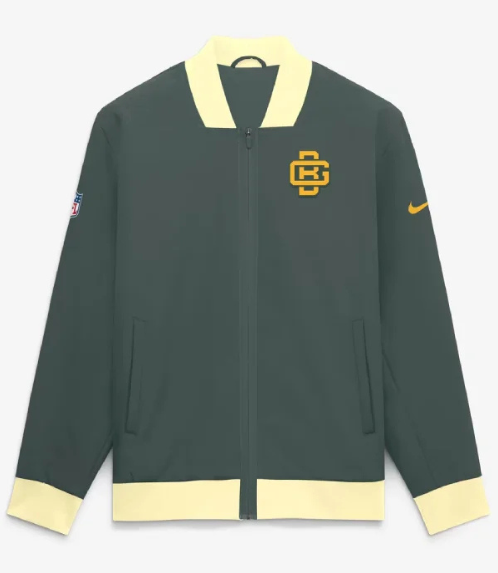Green Bay Packers 2026 Rivalries Bomber Jacket 1 Green Bay Packers 2026 Rivalries Bomber Jacket 1