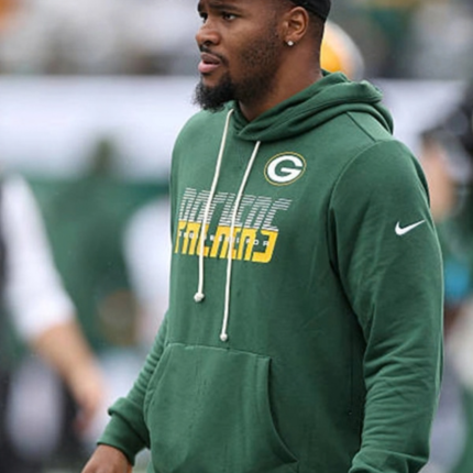 Green Bay Packers Micah Parsons Sideline Hoodie 2026 1
