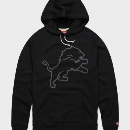 Homage Detroit Lions 2026 Blackout Pullover Hoodie 1