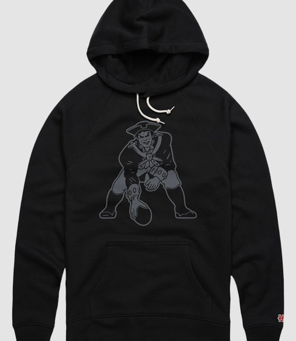 Homage New England Patriots 2026 Blackout Pullover Hoodie 1 Homage New England Patriots 2026 Blackout Pullover Hoodie 1