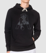 Homage New England Patriots 2026 Blackout Pullover Hoodie 2