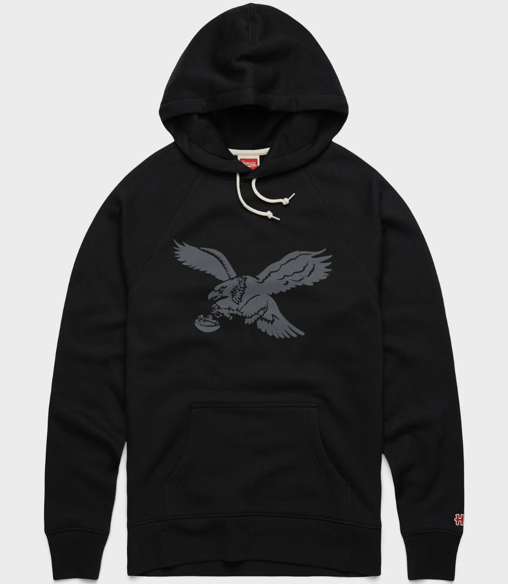 Homage Philadelphia Eagles 2026 Blackout Pullover Hoodie 1 Homage Philadelphia Eagles 2026 Blackout Pullover Hoodie 1