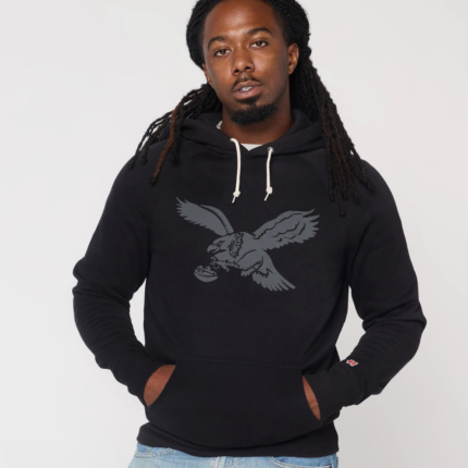 Homage Philadelphia Eagles 2026 Blackout Pullover Hoodie 2