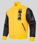 I Am The Night Batman Wool Varsity Jacket 1