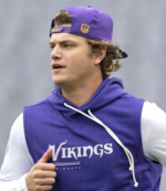 J.J. McCarthy Vikings 2026 Sideline Hoodie 1