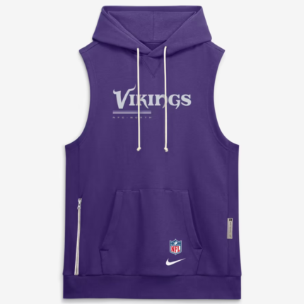 J.J. McCarthy Vikings 2026 Sideline Hoodie 2