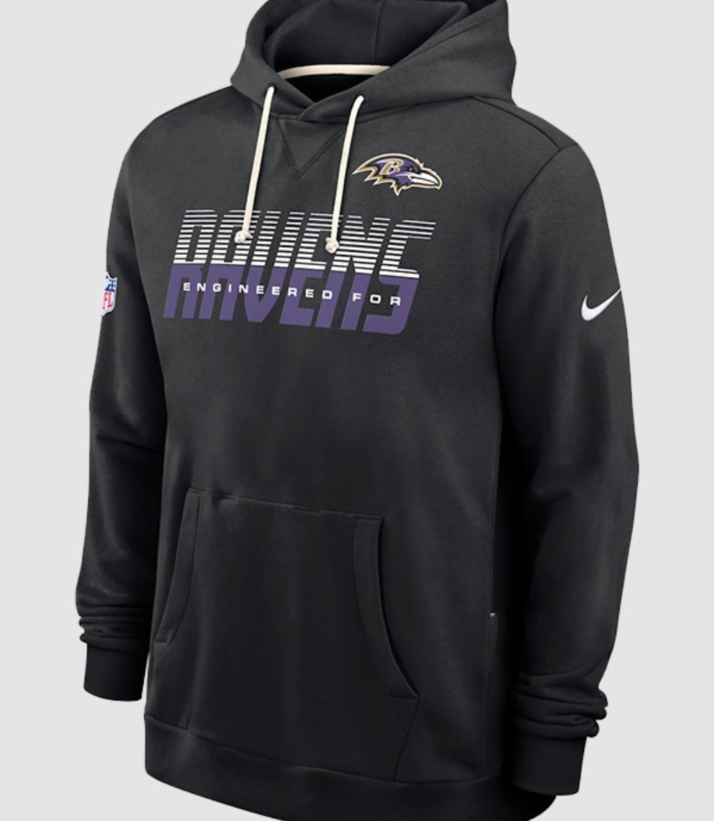Jesse Minter Baltimore Ravens 2026 Sideline Hoodie 1 Jesse Minter Baltimore Ravens 2026 Sideline Hoodie 1