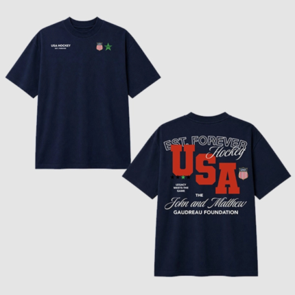 John & Matthew Gaudreau Foundation USA Hockey T-Shirt 2
