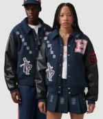 Jordan x Howard University Flight Varsity Jacket 1